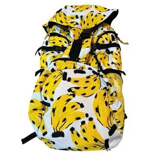 Farm Rio Yellow Banana Travel Hiking Extra Large Backpack Camping New
